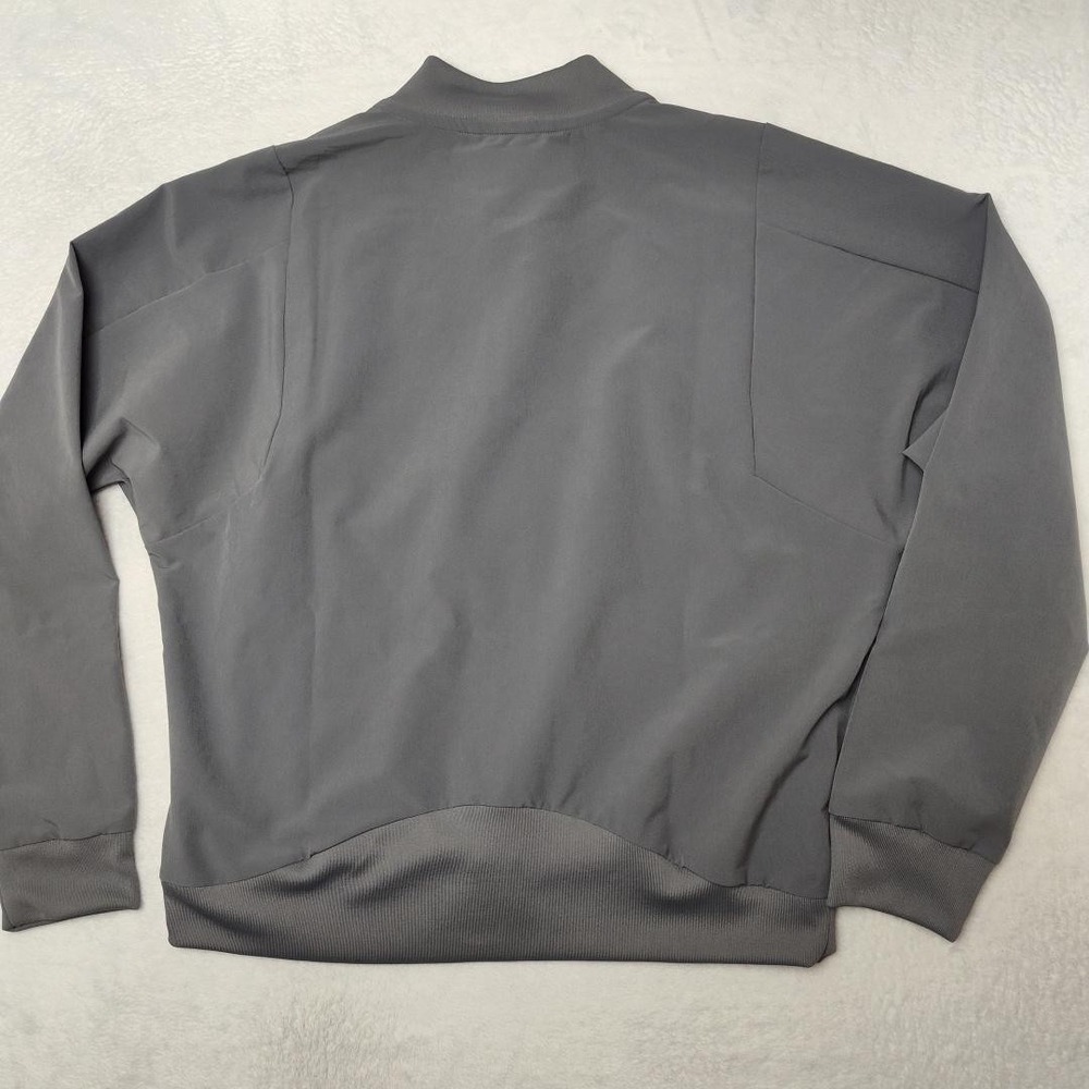 Adidas Sweatsuit Women Medium Gray Track Suit Jacket Pant McDonalds All American - Picture 7 of 16